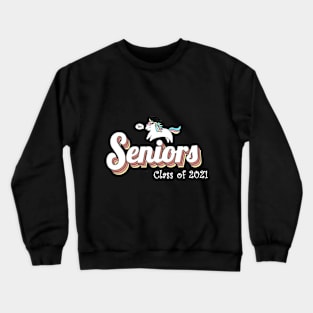 seniors unicorn Crewneck Sweatshirt